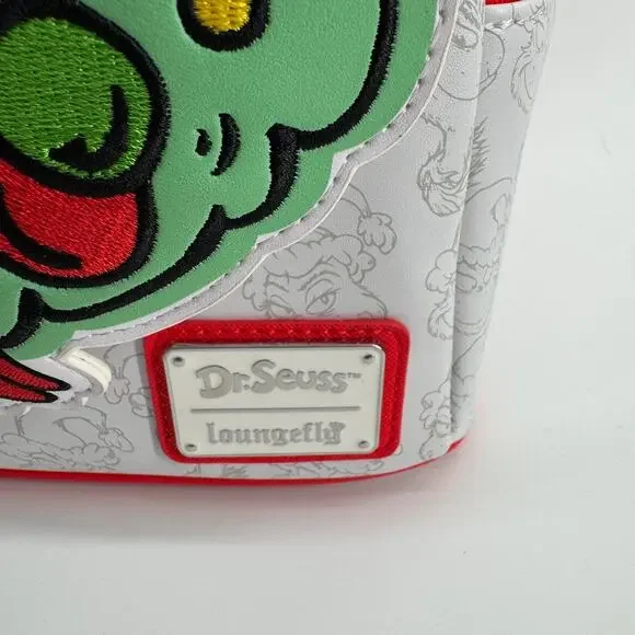 Loungefly Dr Seuss Grinch And MAX Mini Backpack, Mochila Para Mujer